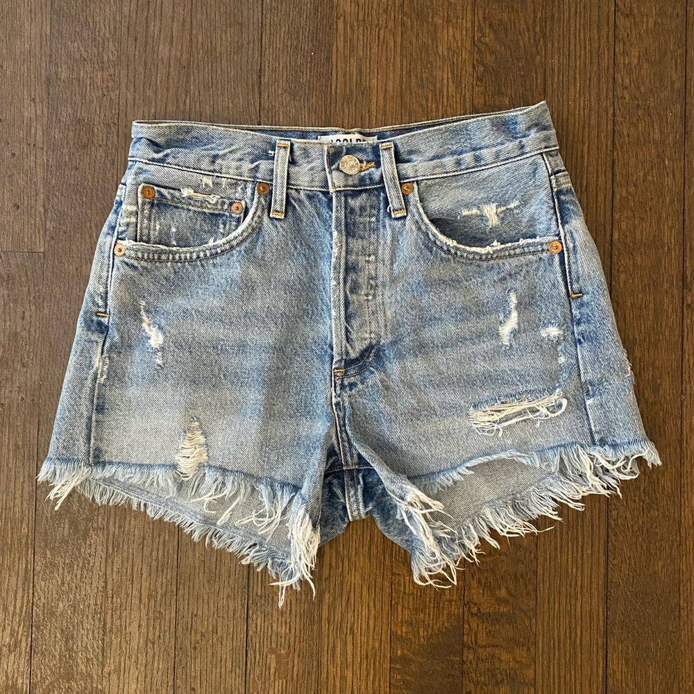 AGOLDE Parker vintage cut off denim shorts